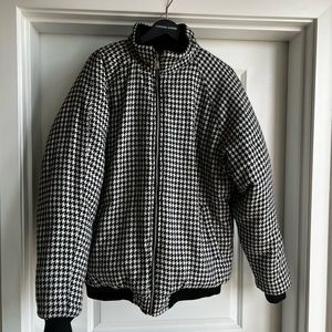 Houndstooth stylish jacket